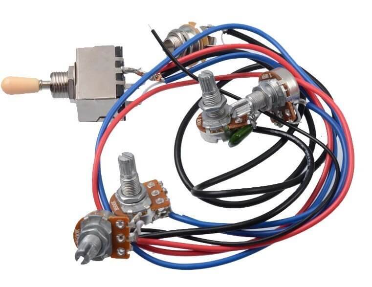 Prewired Guitar Harness