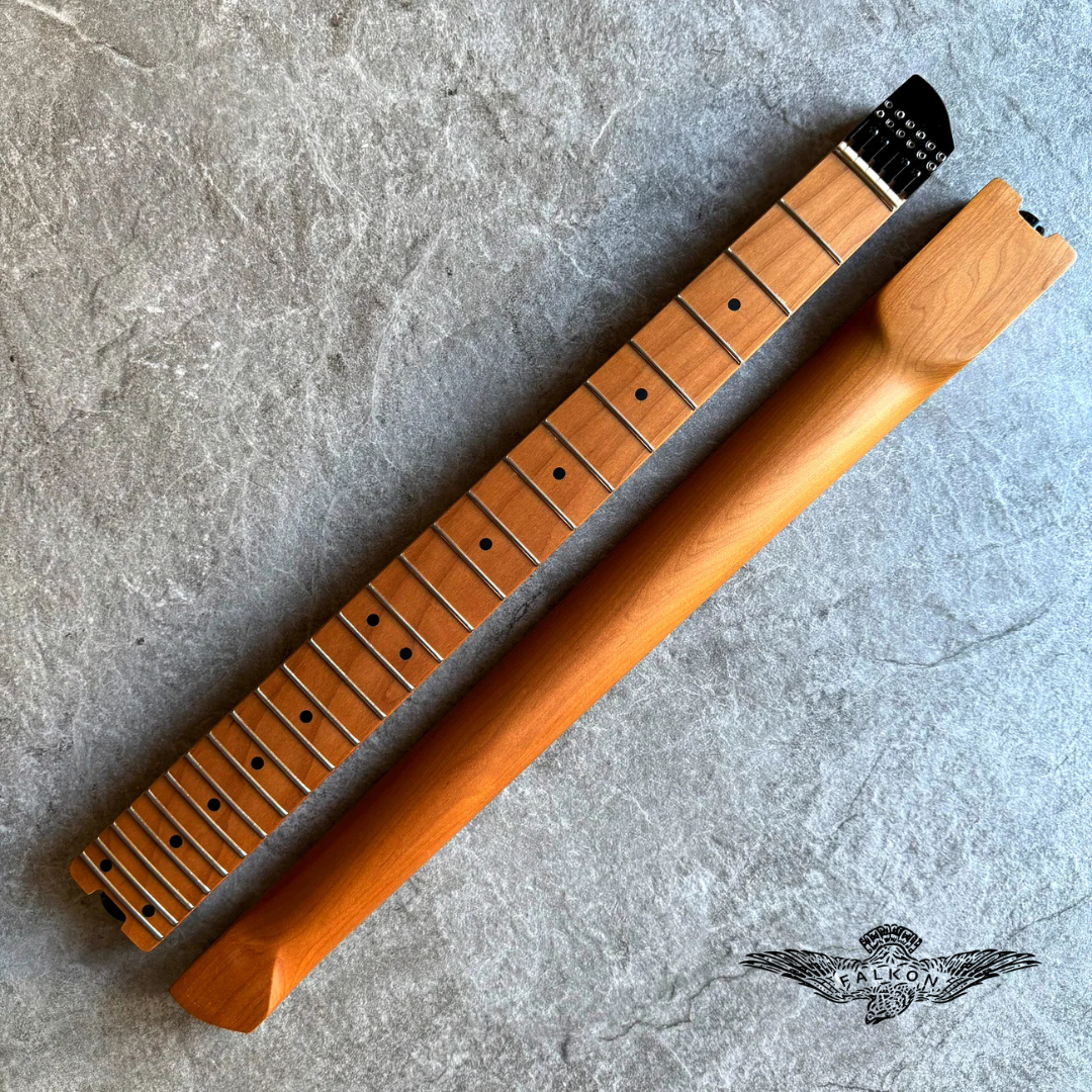 Roasted Guitar Neck with Roasted Maple Fretboard – 24-Fret Headless