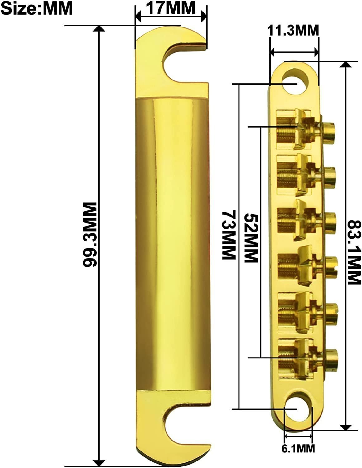 Gold Tune-O-Matic Bridge