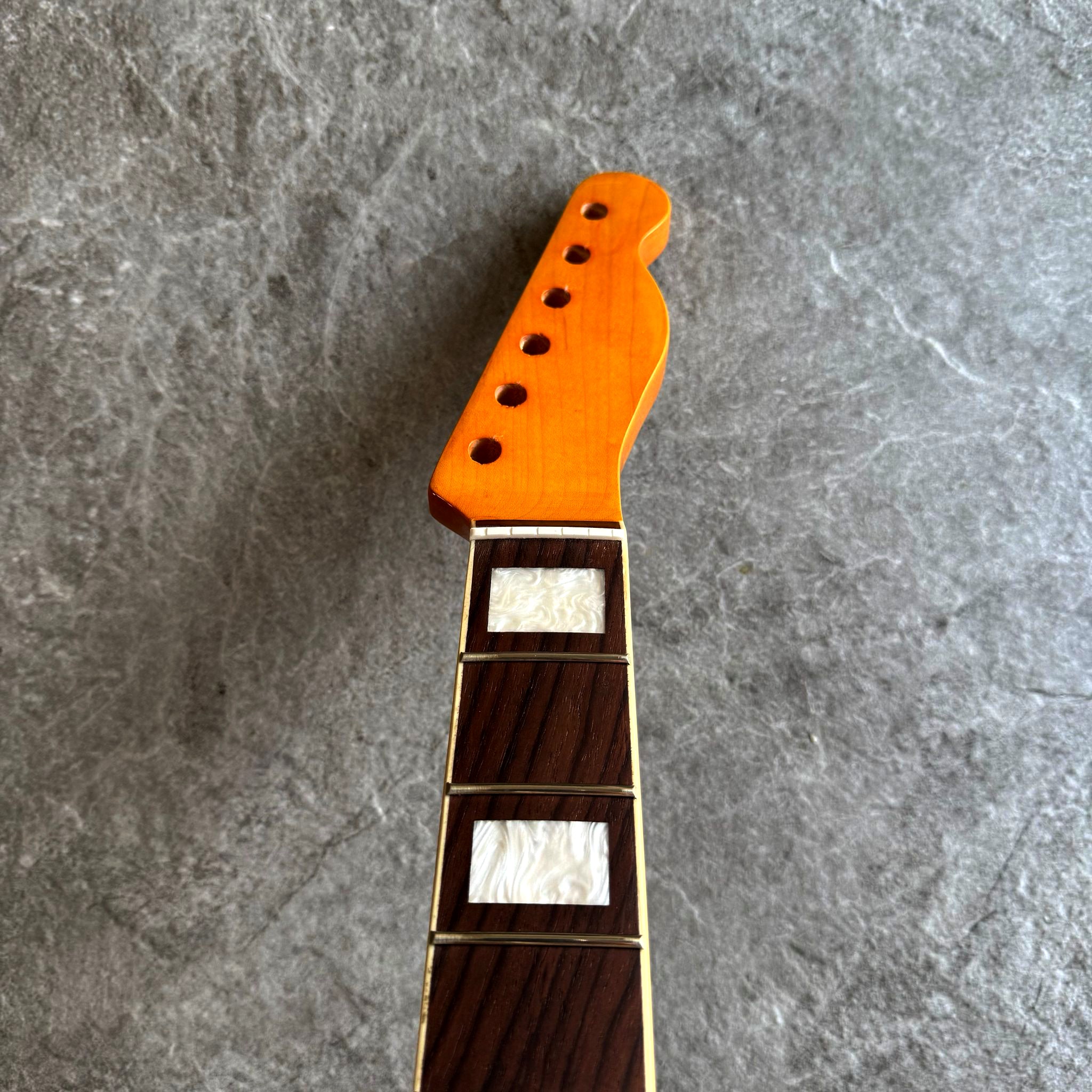 Limited Edition Electric Guitar Neck – Tele Rosewood 21 Fretboard with Pearl Inlays
