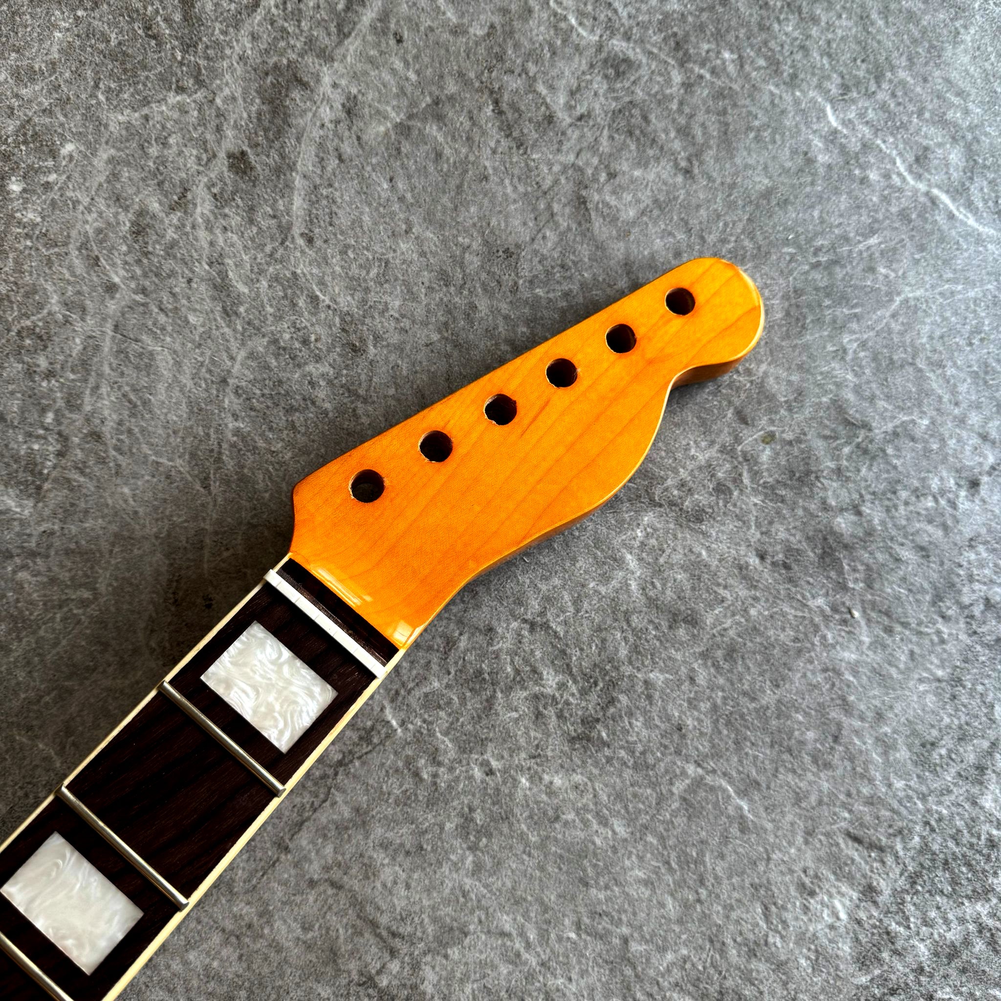 Limited Edition Electric Guitar Neck – Tele Rosewood 21 Fretboard with Pearl Inlays