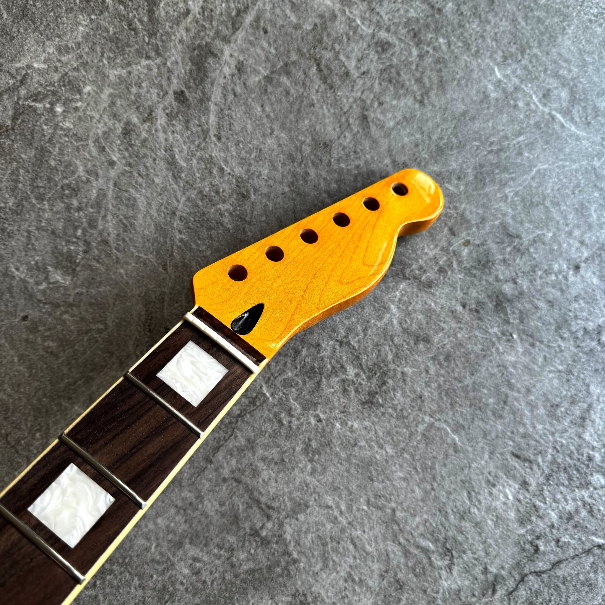 Limited Edition Electric Guitar Neck – Tele Rosewood 22 Fretboard with Pearl Inlays