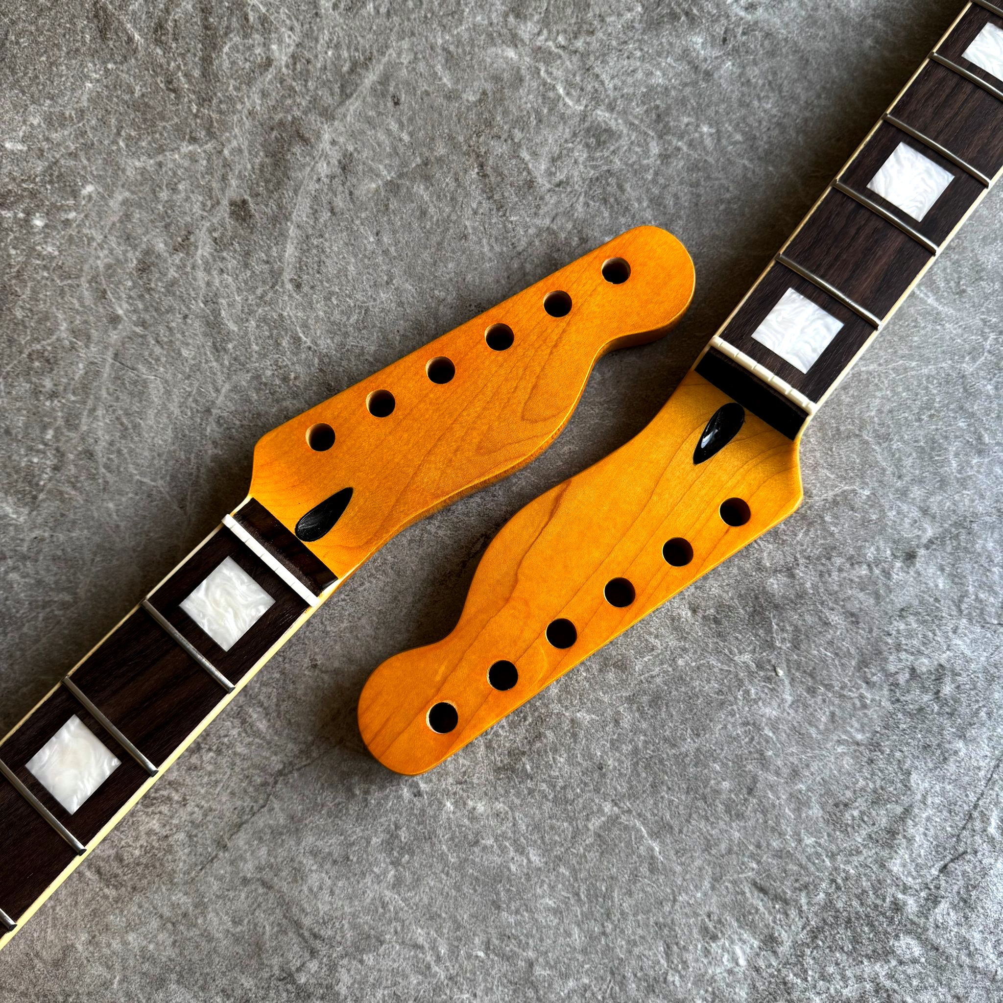 Limited Edition Electric Guitar Neck – Tele Rosewood 22 Fretboard with Pearl Inlays