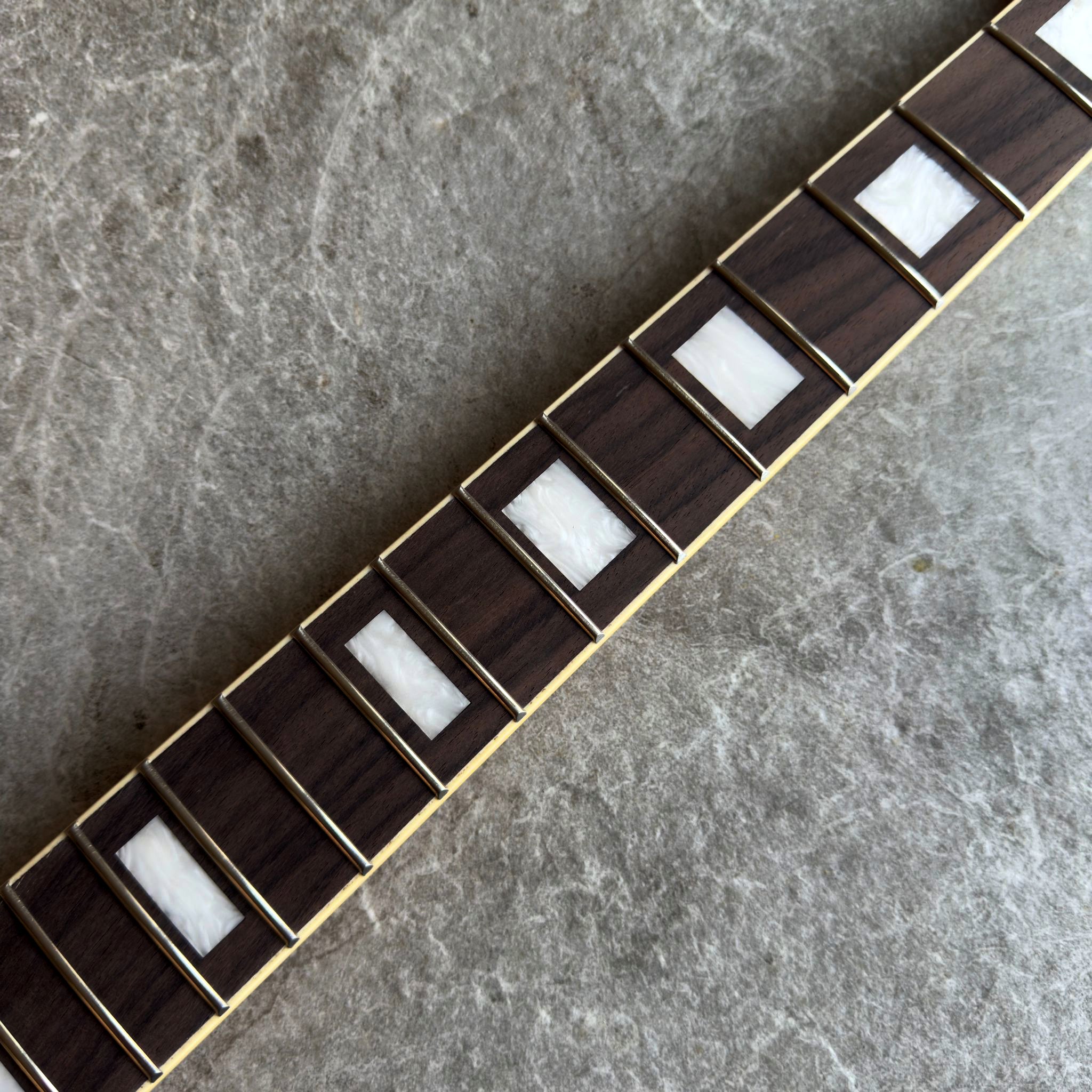 Tele Yellow Flame Rosewood Neck – 22-Fret Pearl Block Inlays, Gloss Finish