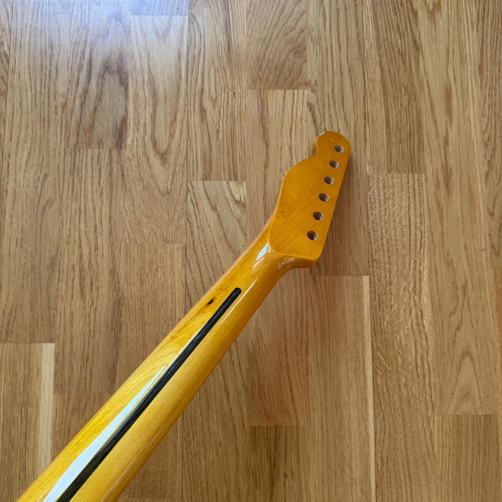 Telecaster Electric Guitar Neck Yellow Maple B-Stock 22 Frets Custom Guitar Project