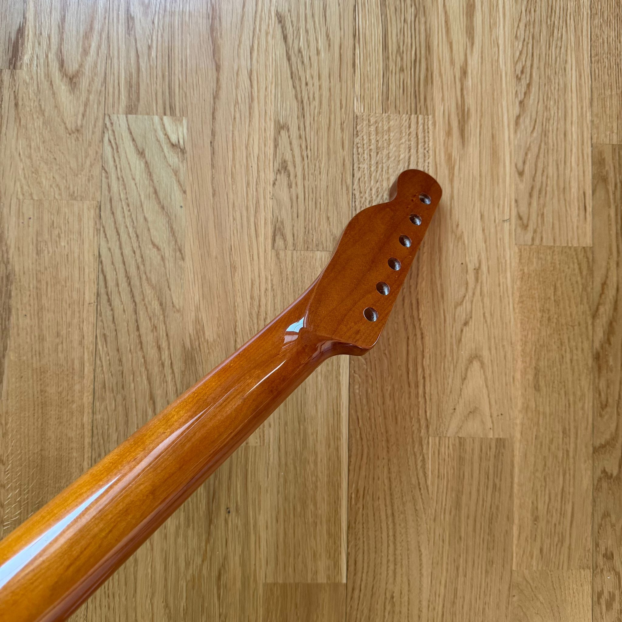 Tele Roasted Vintage Wild Pearl Wood Neck Rosewood B-Stock 22 Frets Custom Guitar Project!