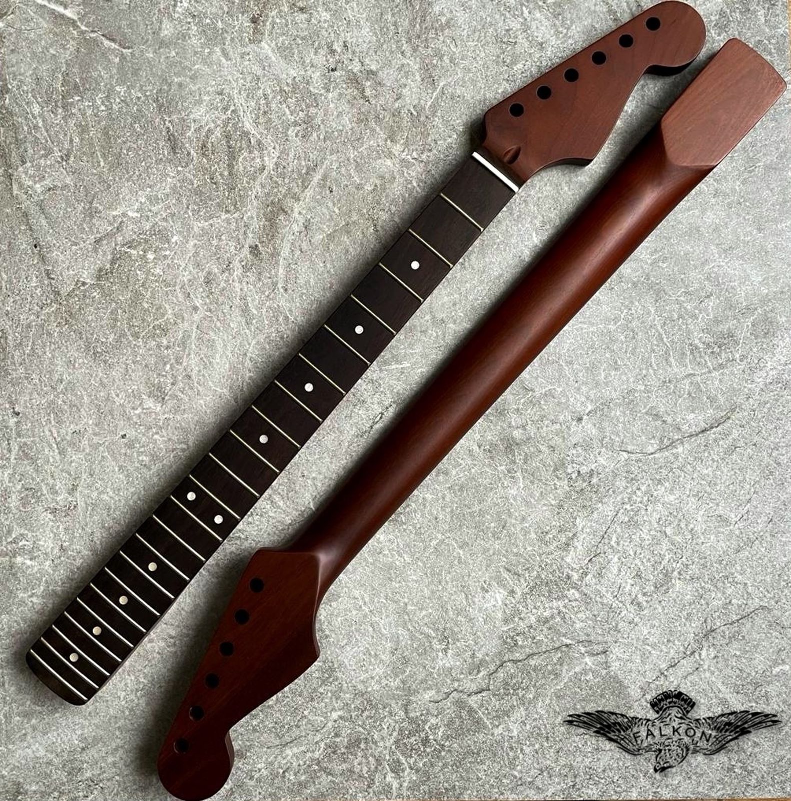 Start Dark Roasted Vintage guitar Neck Rosewood 22 Fret! Custom Guitar Project