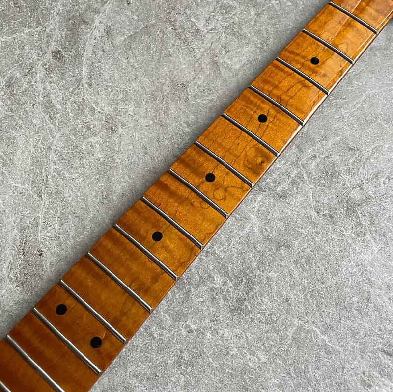 Strat electric guitar Neck Lion Flame Maple 21 fretboard! Left hand
