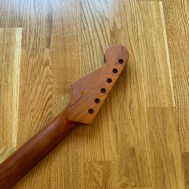 Strat Roasted Vintage Wild Pearl Wood Neck Rosewood Custom Guitar Project