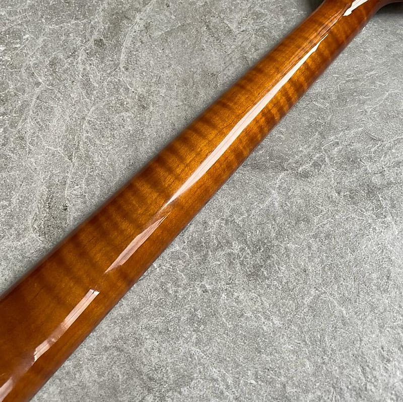 Strat electric guitar Neck Lion Flame Maple 21 fretboard! Left hand