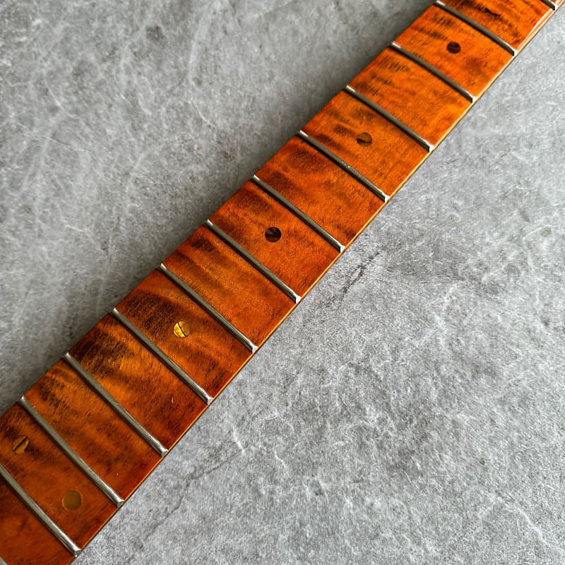 Strat Replacement Tiger Flame Neck 21 fretboard!
