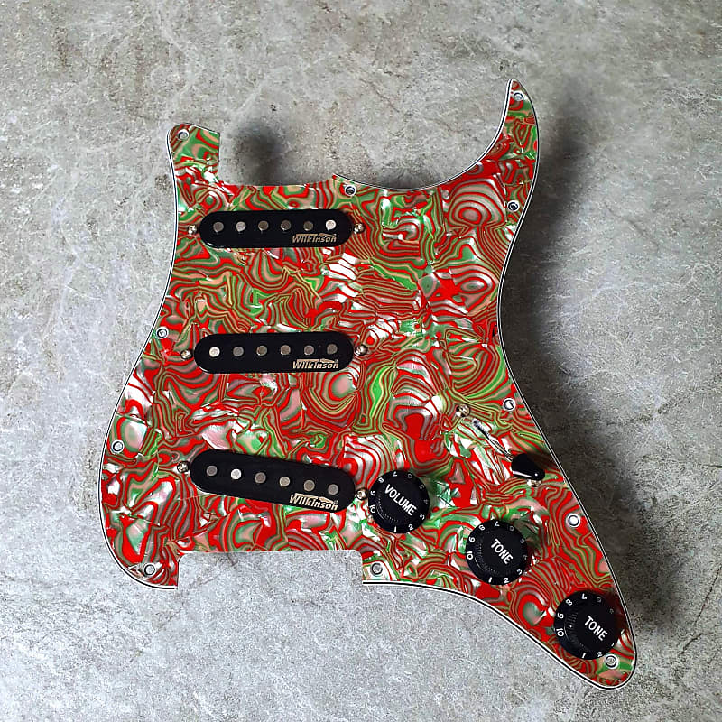 Wilkinson Prewired Strat Loaded Pickguard! Funky style