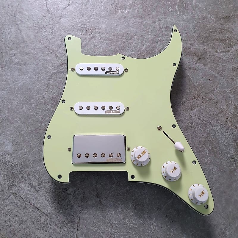 Wilkinson Prewired Stratocaster Loaded Pickguard SSH! Mint