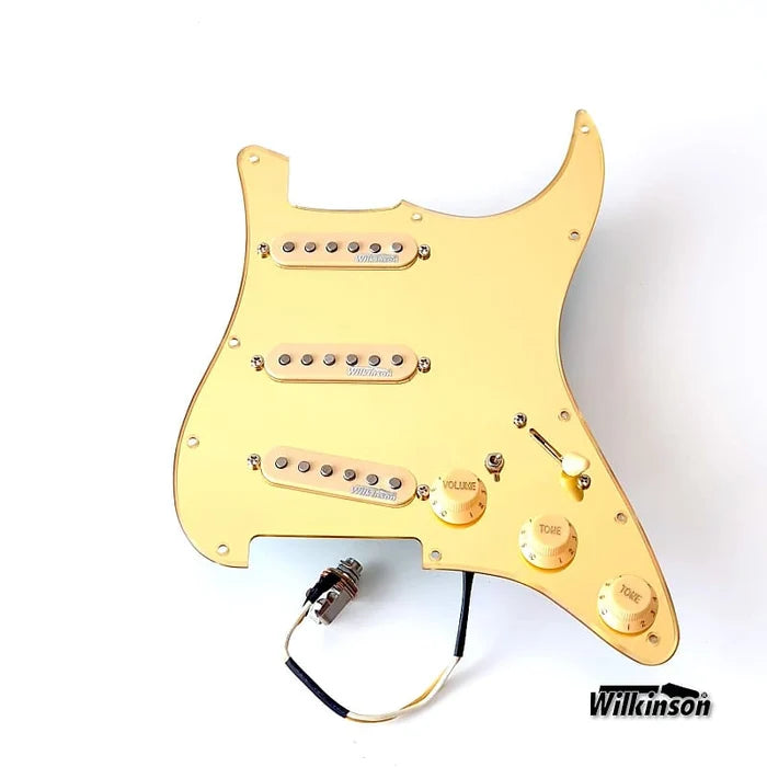 Prewired Pickgurad Black Strat! Gilmour Style
