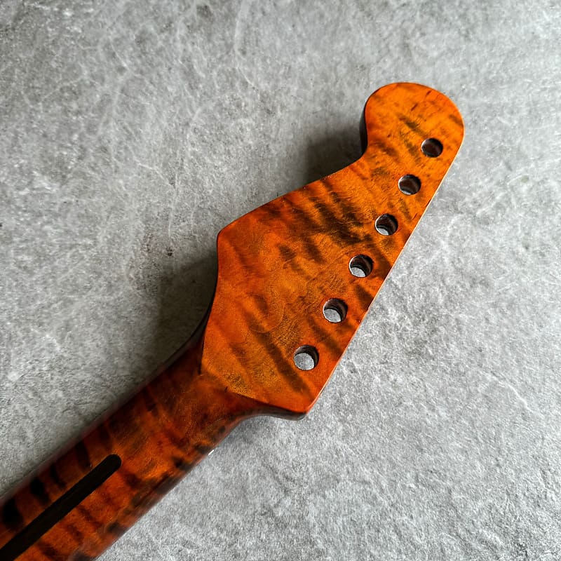 Strat Replacement Tiger Flame Neck 21 fretboard!