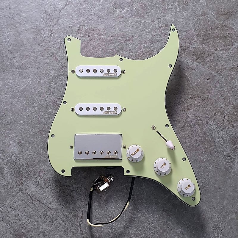 Wilkinson Prewired Stratocaster Loaded Pickguard SSH! Mint