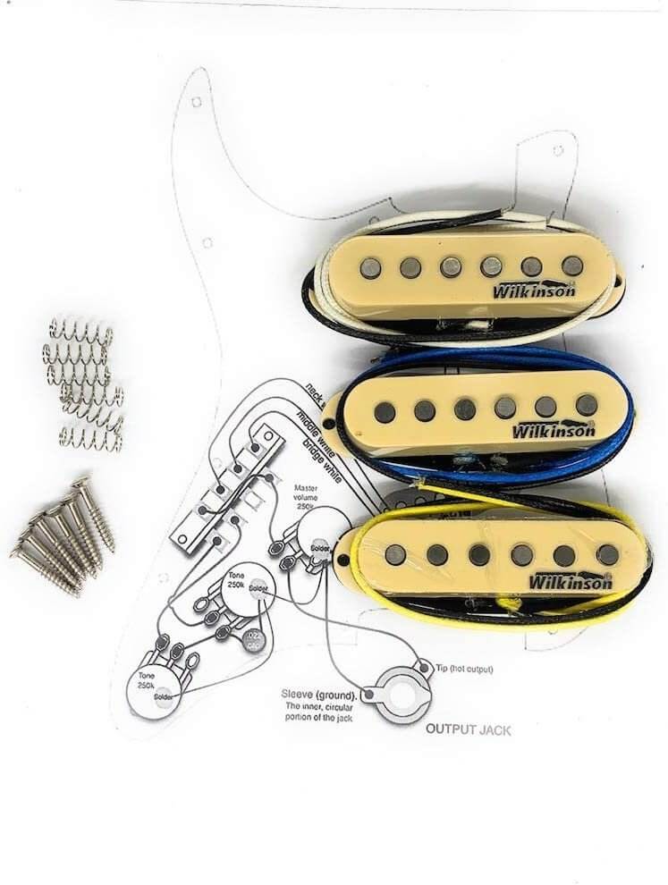 Wilkinson WVS 60’s Alnico V Single Coil Guitar Pickups