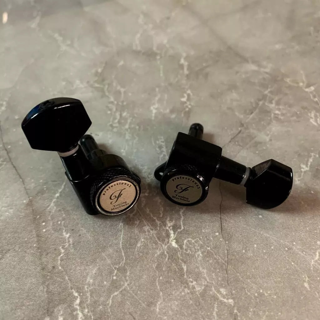 Fender Locking Tuners | F-Series Machine Head! Black | Falkonguitars