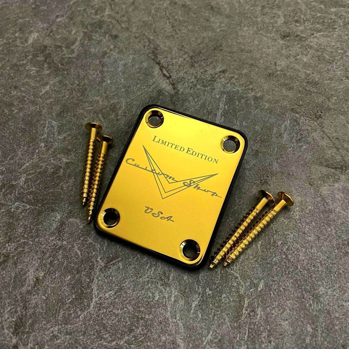🎸 Special Order – Stratocaster Parts Bundle (Tiger Flame Neck + Wilkinson + Gold Hardware)