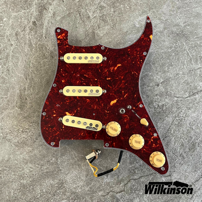 Prewired Pickgurad Black Strat! Gilmour Style