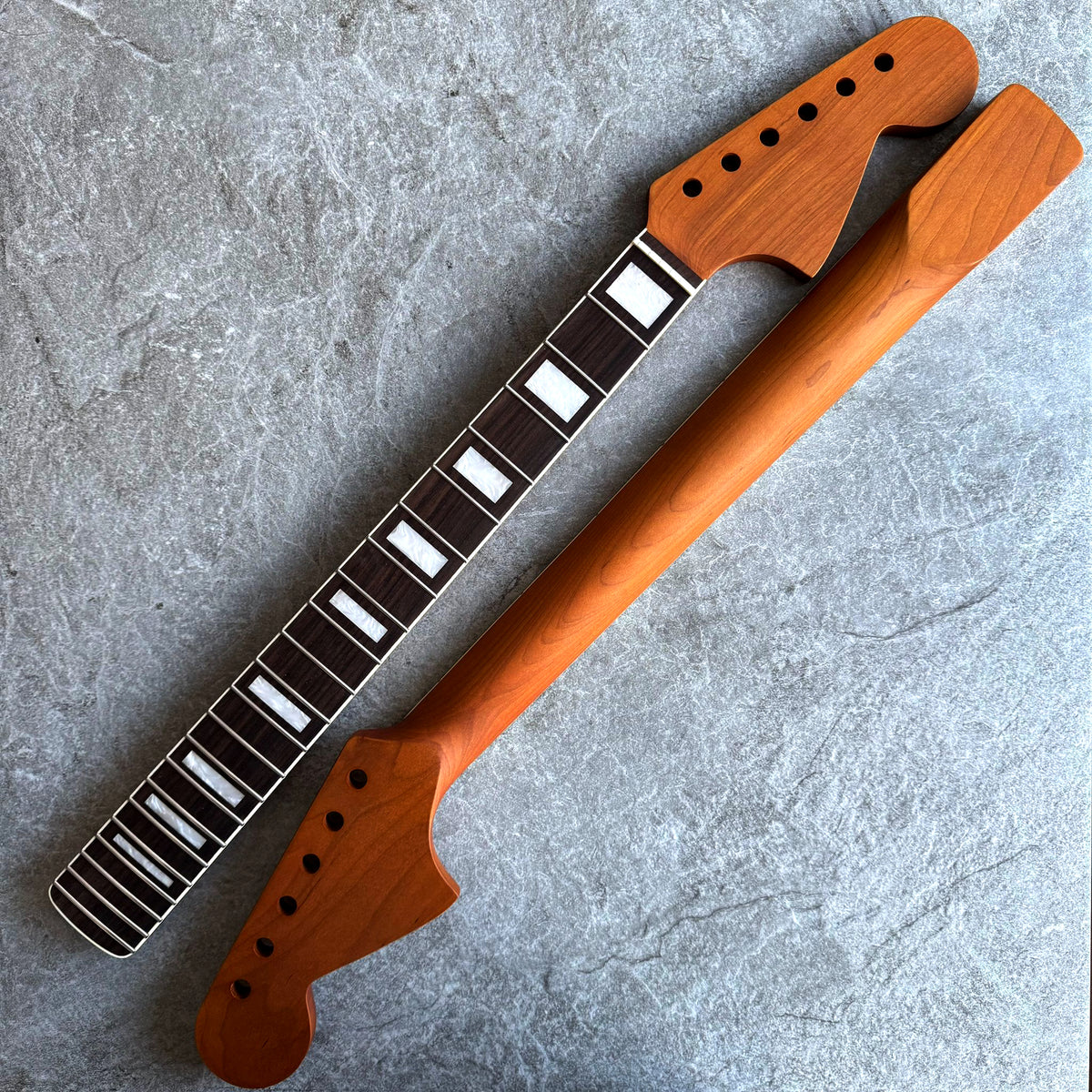 Jaguar Neck 24-inch Scale with Stain Finish & Classic Dot Inlays - 24