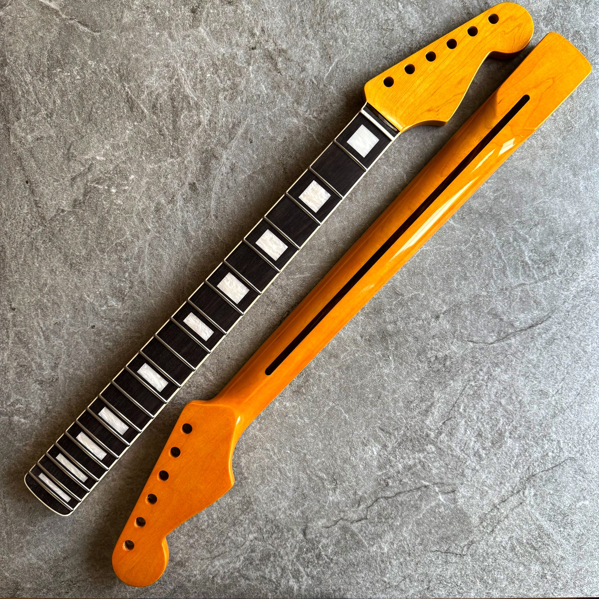 Limited Edition Electric Guitar Neck – Strat Rosewood 21 Fretboard with Pearl Inlays