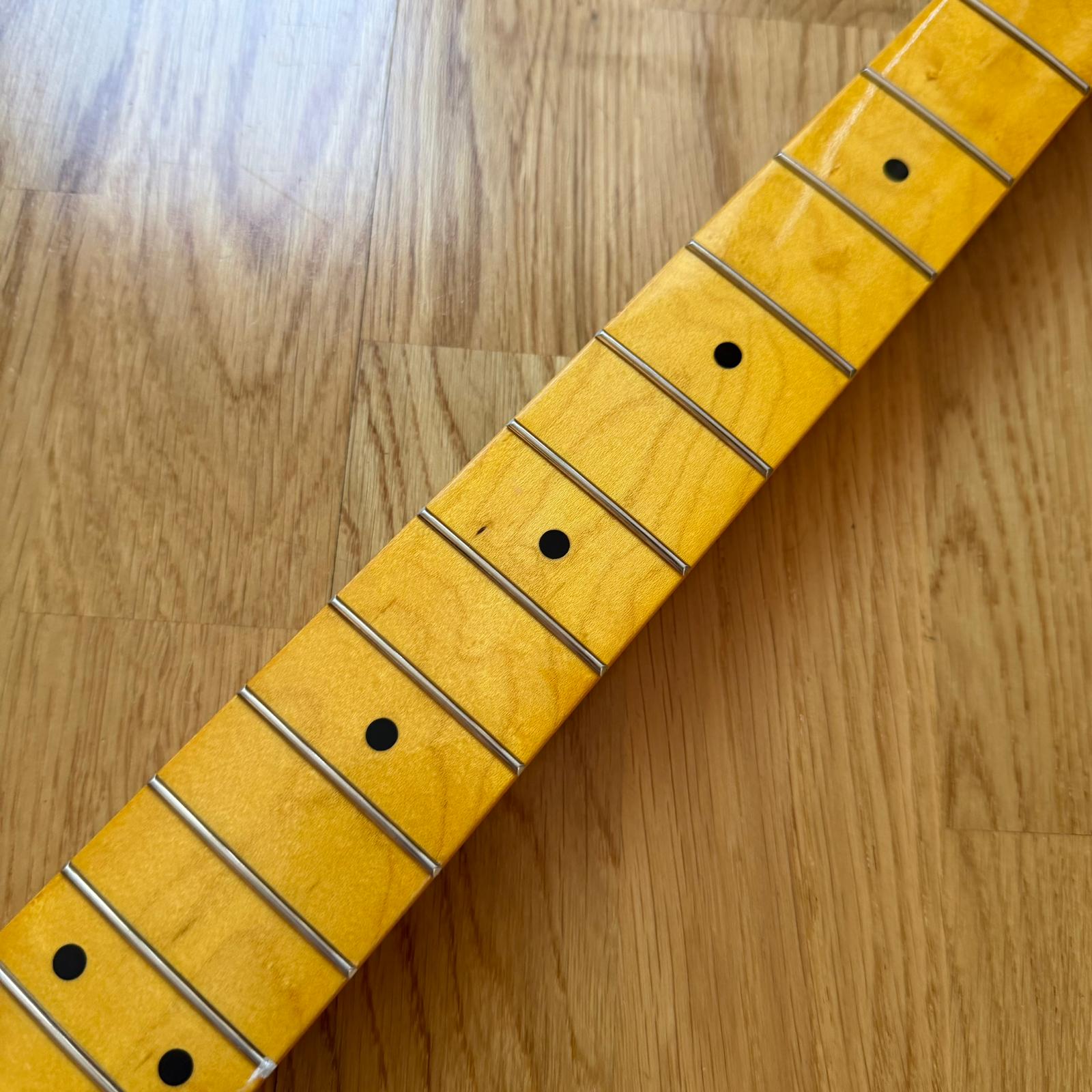 Telecaster Electric Guitar Neck Yellow Maple  B-Stock  22 Frets  Custom Guitar Project