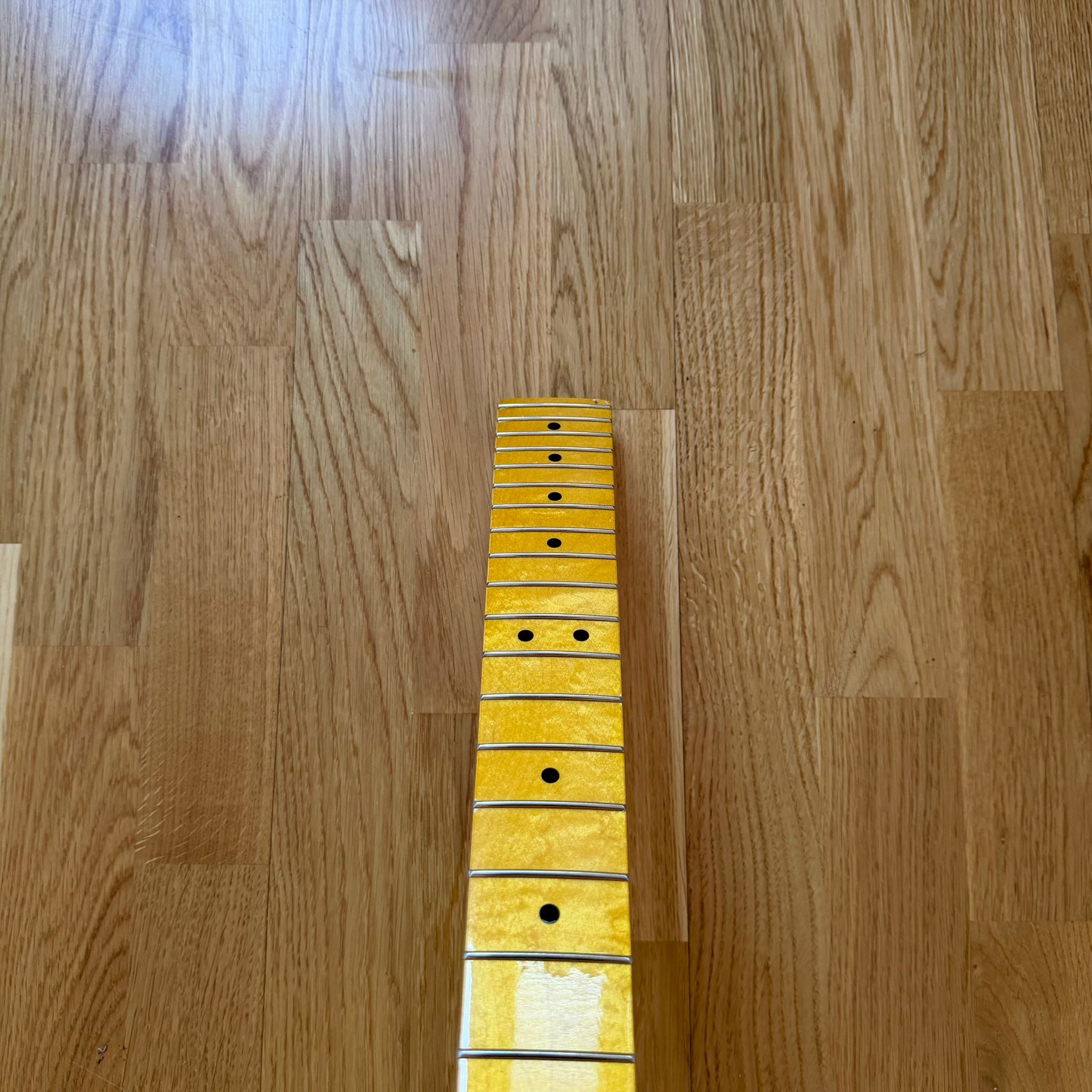 Telecaster Electric Guitar Neck Yellow Maple Left Hand  B-Stock  22 Frets –Custom Guitar Project