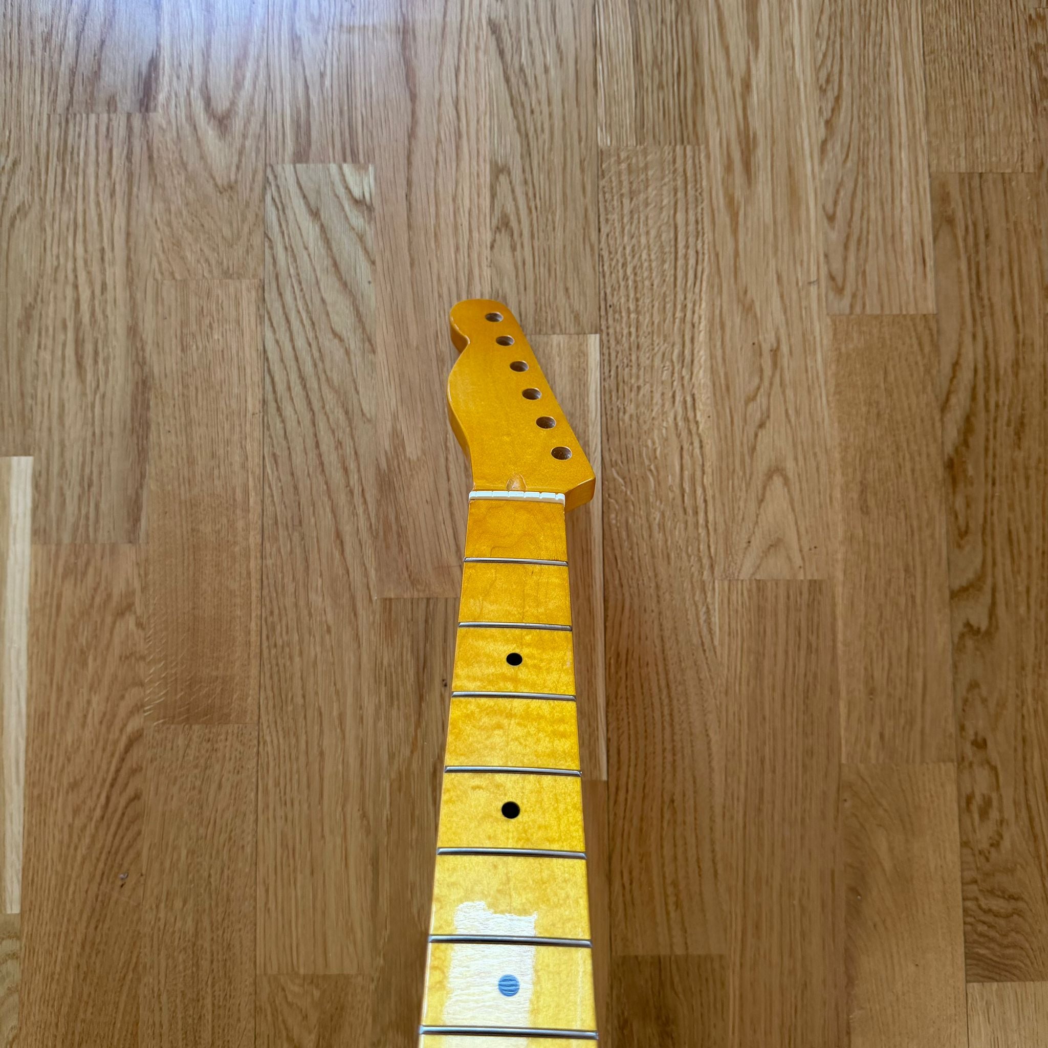 Telecaster Electric Guitar Neck Yellow Maple Left Hand  B-Stock  22 Frets –Custom Guitar Project