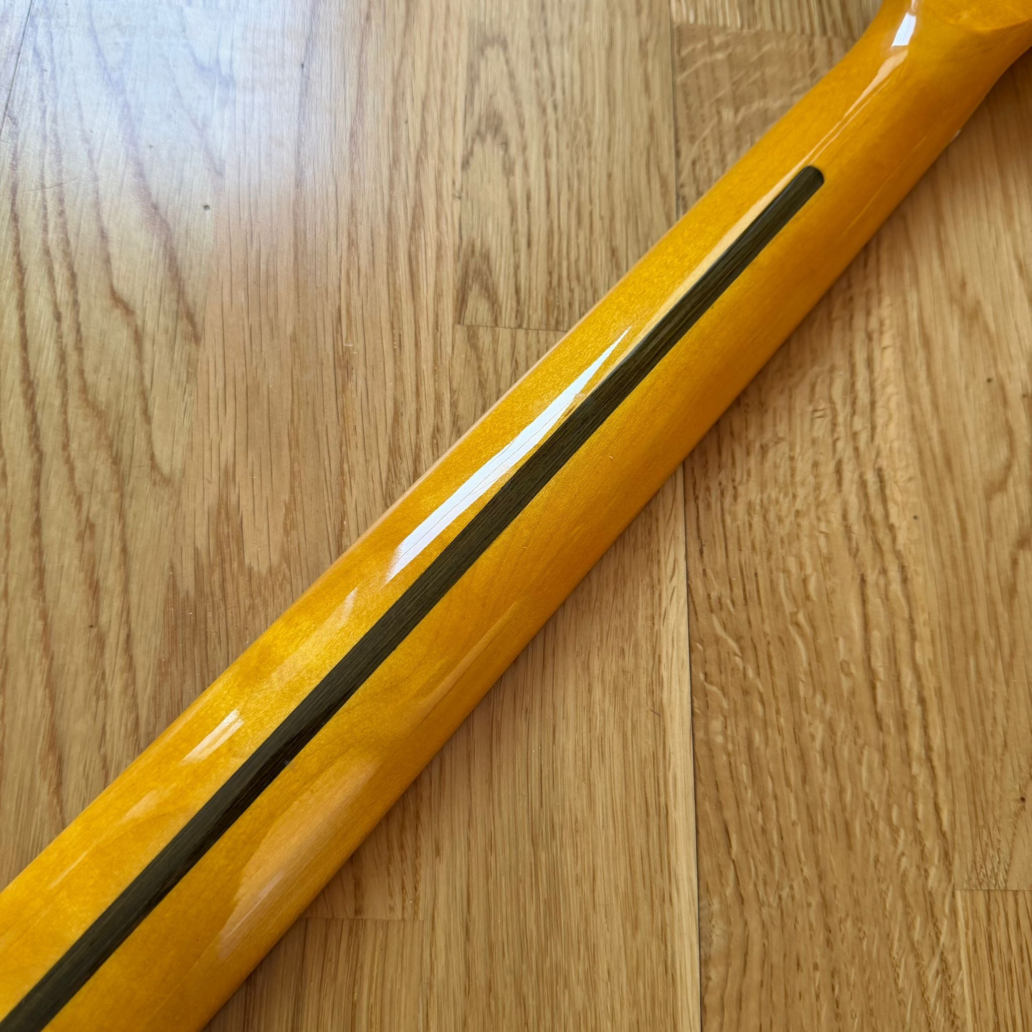 Telecaster Electric Guitar Neck Yellow Maple Left Hand  B-Stock  22 Frets –Custom Guitar Project