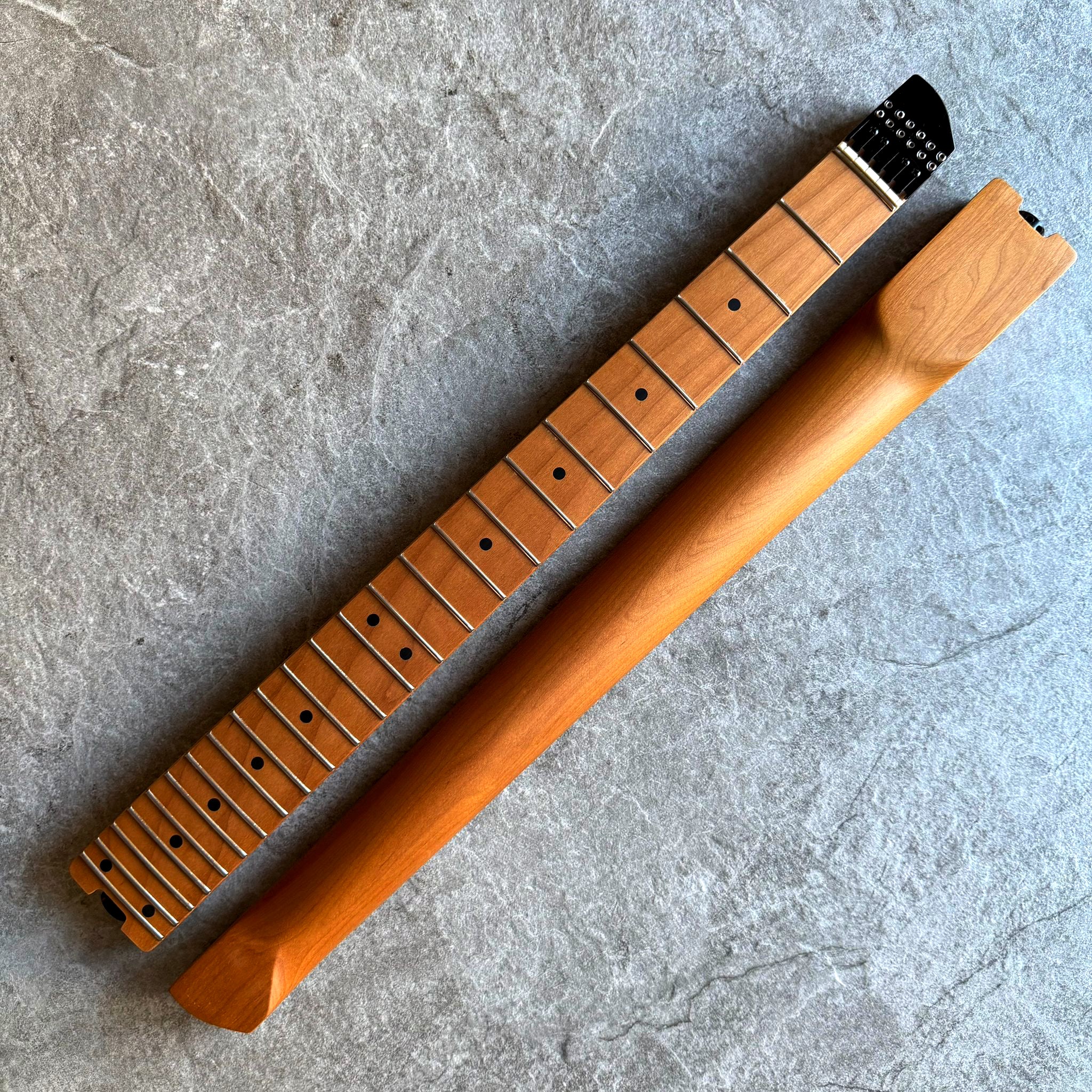 Roasted Guitar Neck with Roasted Maple Fretboard – 24-Fret Headless