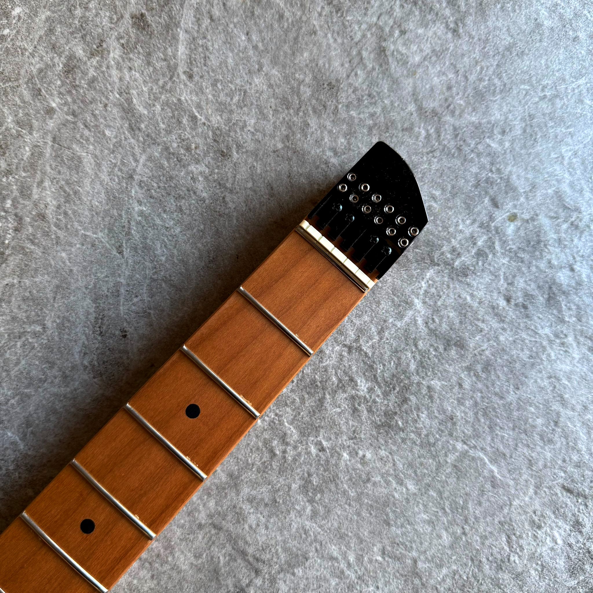 Roasted Guitar Neck with Roasted Maple Fretboard – 24-Fret Headless
