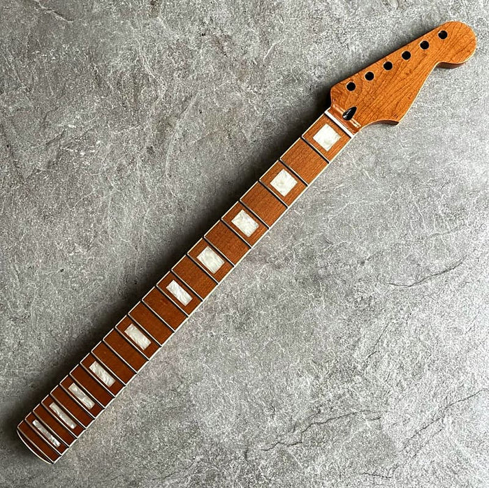 Stratocaster Roasted Neck – Pearl Block Inlays, 22 Fret, Gloss Finish