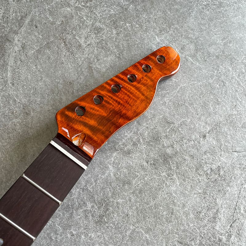 TIger Flame Guitar Neck