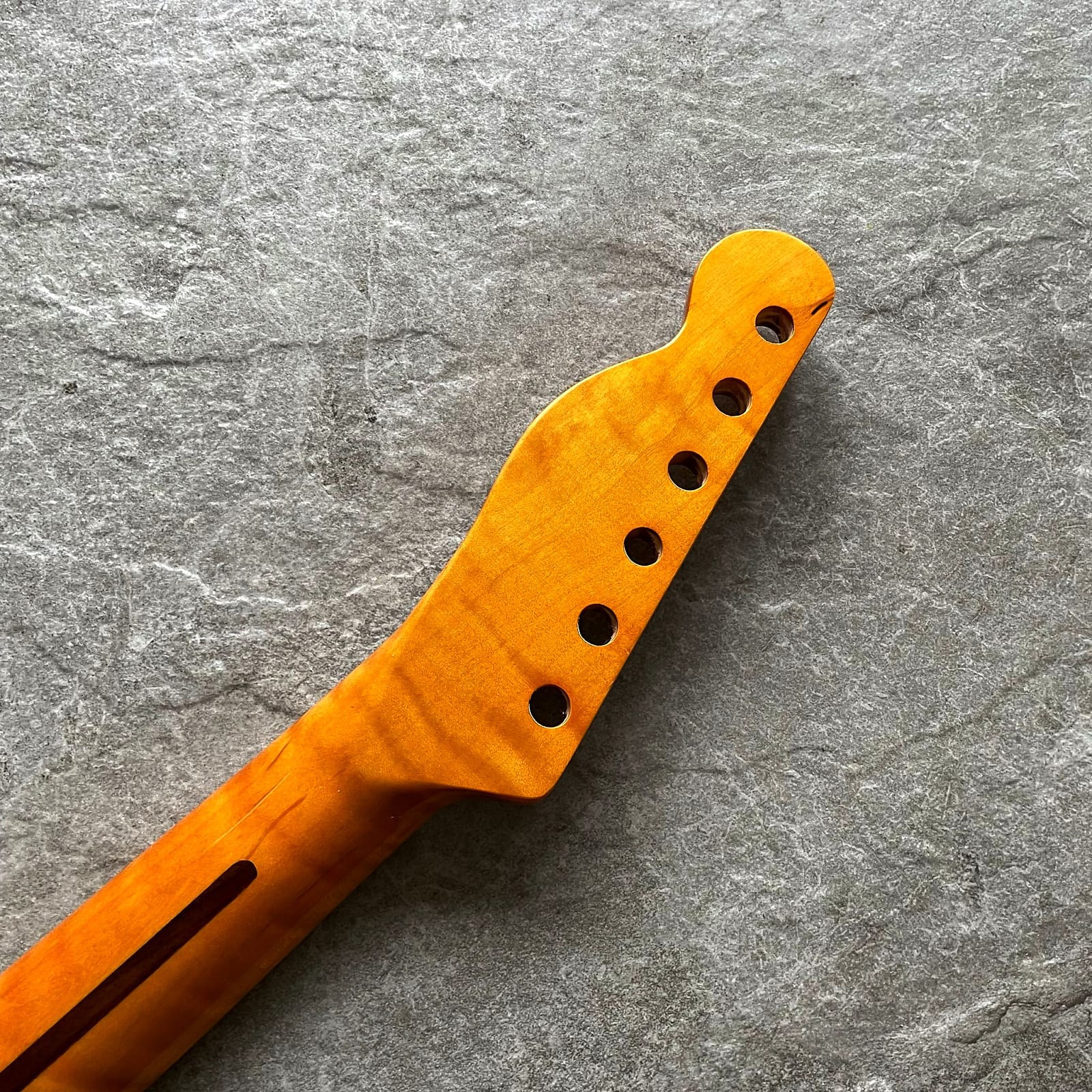 Yellow Flame Guitar Neck