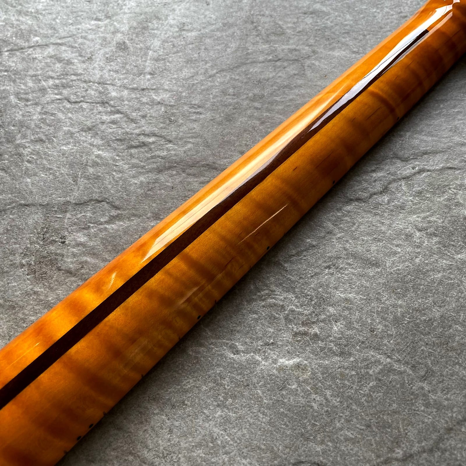 Yellow Flame Guitar Neck
