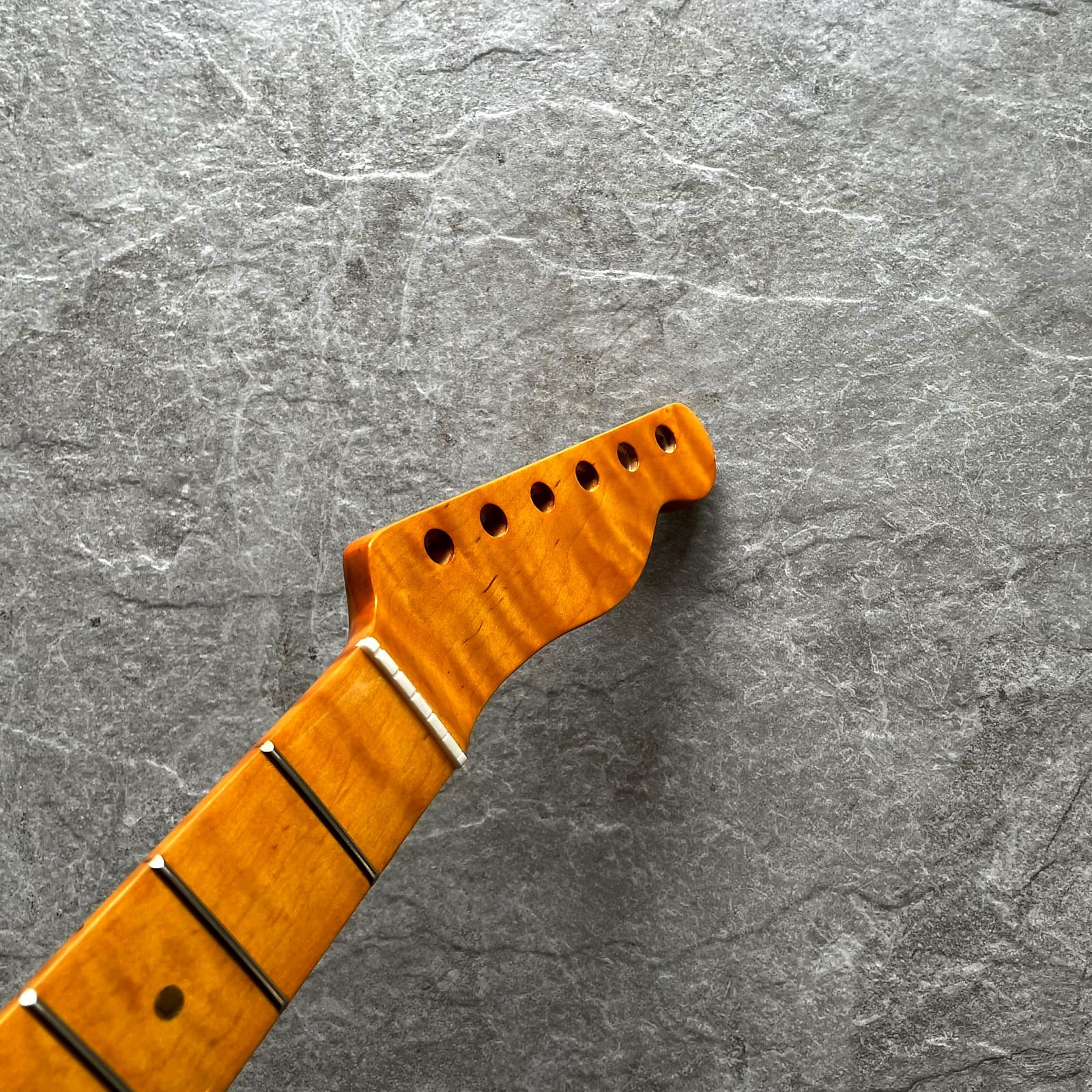 Yellow Flame Guitar Neck