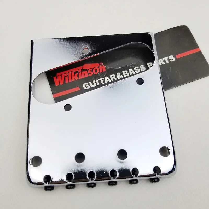 Wilkinson Vintage tele bridge for Telecaster Guitar, Chrome